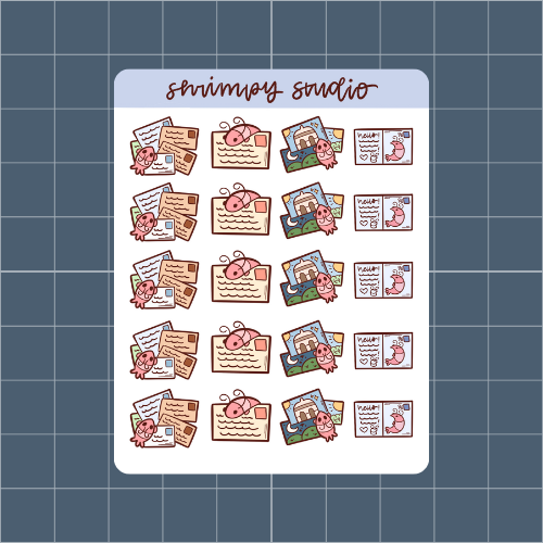 Postcard Shrimps